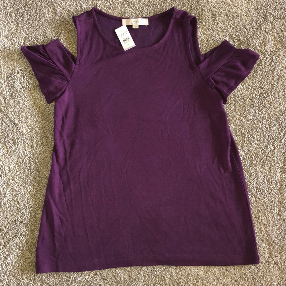 Loft Cold Shoulder Top